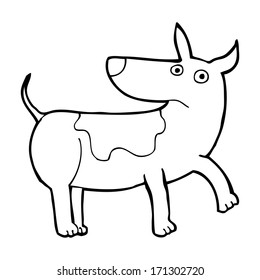 lustiger Cartoon-Hund