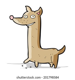 funny cartoon dog