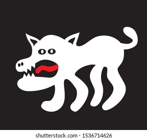 769 Cartoon wolf tongue Images, Stock Photos & Vectors | Shutterstock