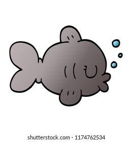 peces de dibujos animados divertidos