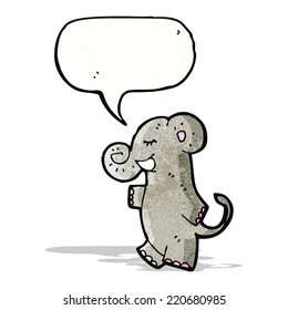 funny cartoon elephant