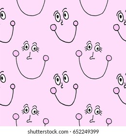 Funny cartoon emotional face for comics design.