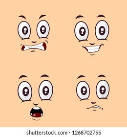 funny cartoon face