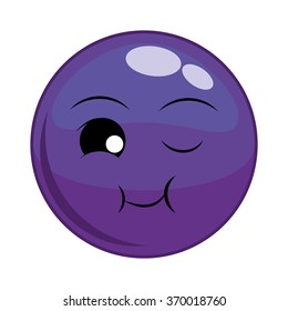 Funny cartoon face