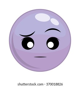 Funny cartoon face