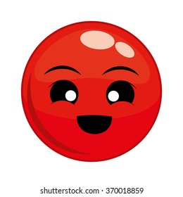 Funny cartoon face