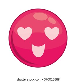 Funny cartoon face