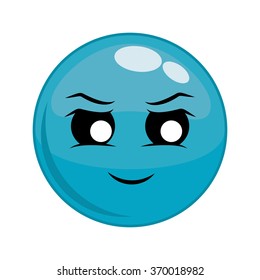 Funny cartoon face