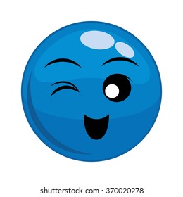 Funny cartoon face