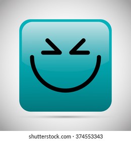 Funny cartoon face 