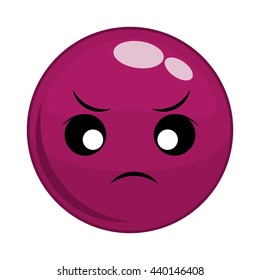 Funny cartoon face
