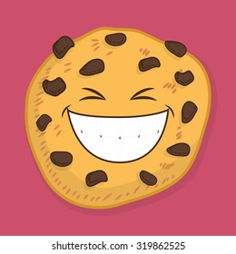 Funny cartoon face design, vector illustration eps 10.