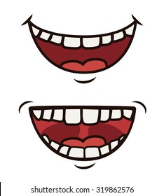 Funny Cartoon Face Design Vector Illustration Stock Vector (Royalty ...