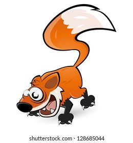 funny cartoon fox