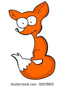 funny cartoon fox