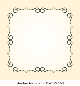 funny cartoon frame for event,  birthday party, baby shower, wedding invitation mock up. background design. vector illustration