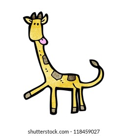 funny cartoon giraffe