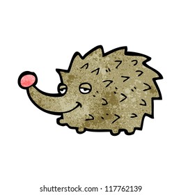hedgehog de caricatura divertida