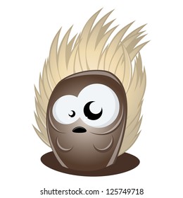 lustiger Cartoon-Igel
