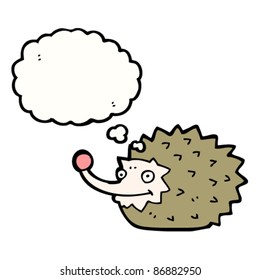 funny cartoon hedgehog