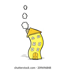 funny cartoon house