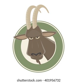 funny cartoon ibex