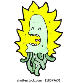 medusa de dibujos animados divertidos