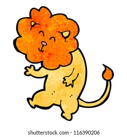 funny cartoon lion