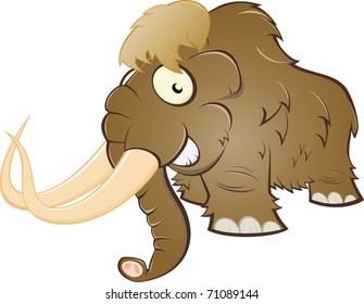funny cartoon mammoth