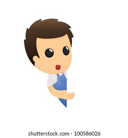 funny cartoon mechanic in various poses for use in advertising, presentations, brochures, blogs, documents and forms, etc.
