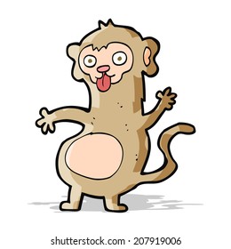 lustiger Cartoon-Affe
