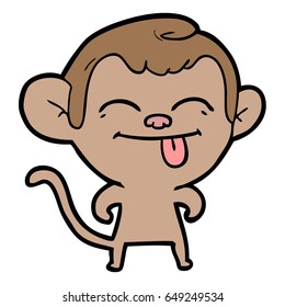 funny cartoon monkey