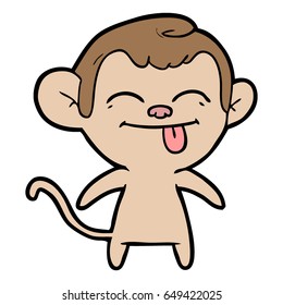 funny cartoon monkey