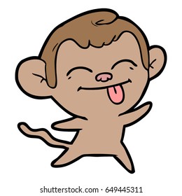 funny cartoon monkey