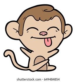 funny cartoon monkey