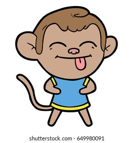 funny cartoon monkey