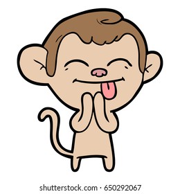 funny cartoon monkey