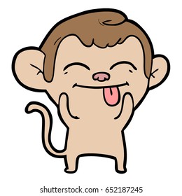 funny cartoon monkey