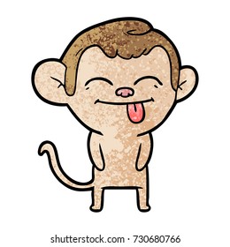 funny cartoon monkey