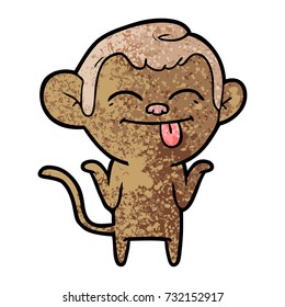 funny cartoon monkey