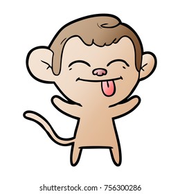 funny cartoon monkey