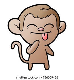 funny cartoon monkey