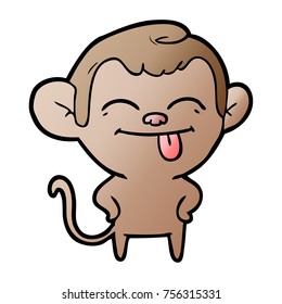 funny cartoon monkey