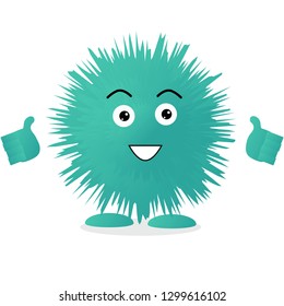 a funny cartoon monster