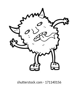 monstruo de caricaturas divertidas