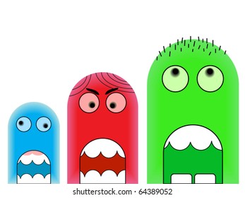 funny cartoon monsters