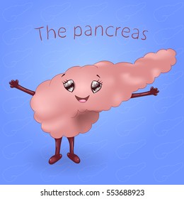 Funny Cartoon Pancreas