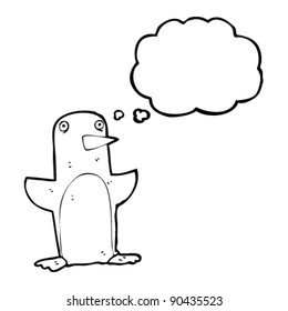 funny cartoon penguin