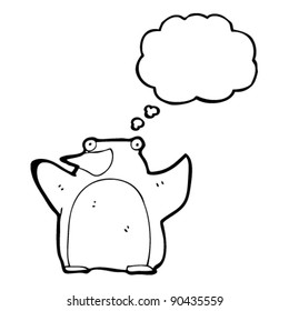 funny cartoon penguin