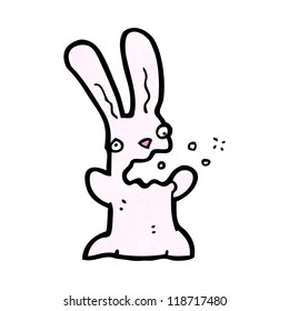conejo de dibujos animados divertidos